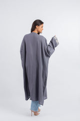 Glossy Cardigan _Grey