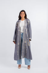 Glossy Cardigan _Grey