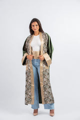 Glitchy Cardigan _ Olive