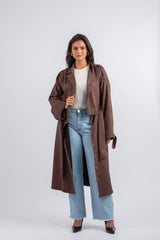 The long/short coat _ Dark Brown
