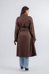 The long/short coat _ Dark Brown