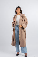 The long/ short Coat _ Beige