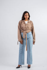 The long/ short Coat _ Beige