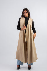 Trenchy Vest _ Beige