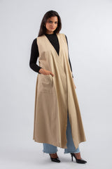 Trenchy Vest _ Beige