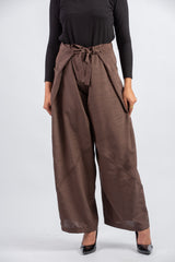 Cinchy Pants _ Brown
