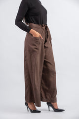 Cinchy Pants _ Brown