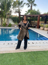 Leopard print cardigan