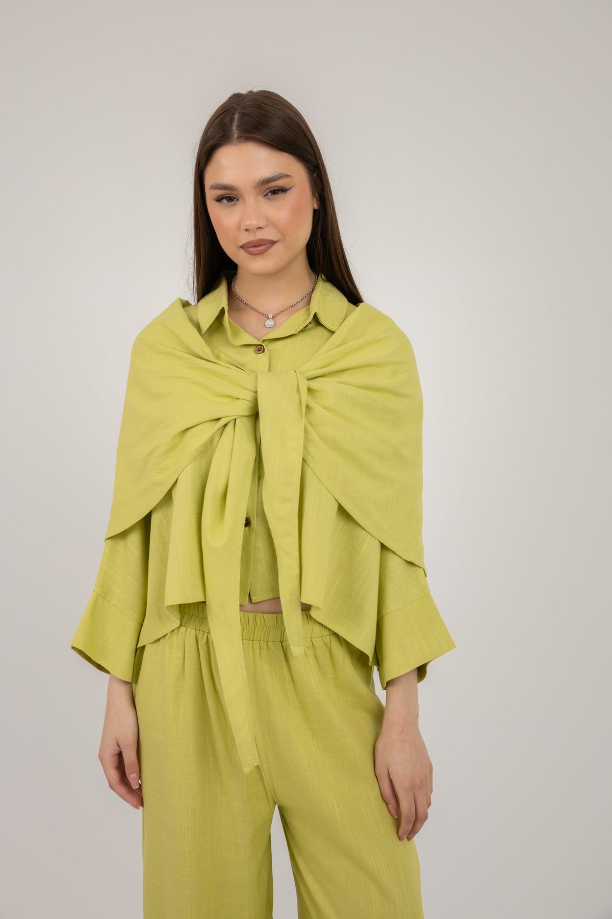 The Trio Wrap Set -Lime Green
